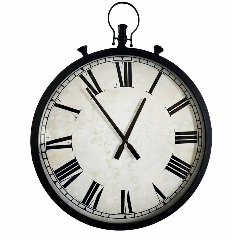 V637-E142453-202508251825-00 Large Antipoe Hanging Wall Clock 70cm - Image 1