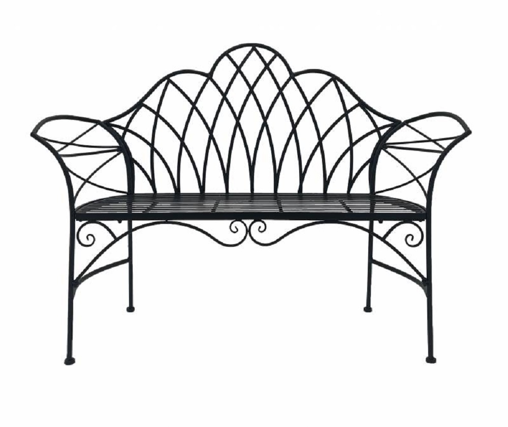 V637-E144720-202508251830-00 Garden Metal Bench 105cm - Image 1