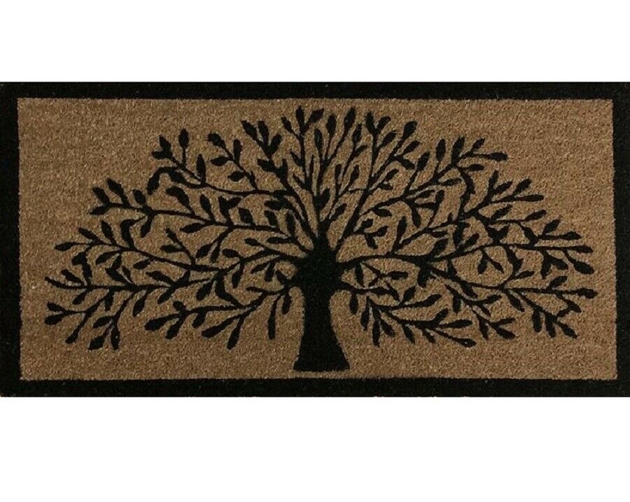 V637-E423018-202508252325-00 Large Tree of Life Doormat Door Mat 90cm - Image 1