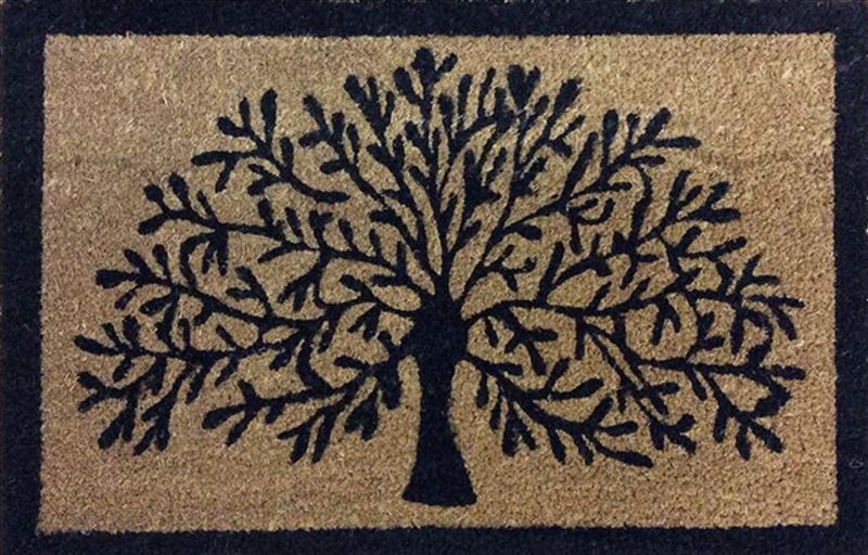 V637-E423059-202508252325-00 Tree of Life Doormat Door Mat 60x40cm - Image 1