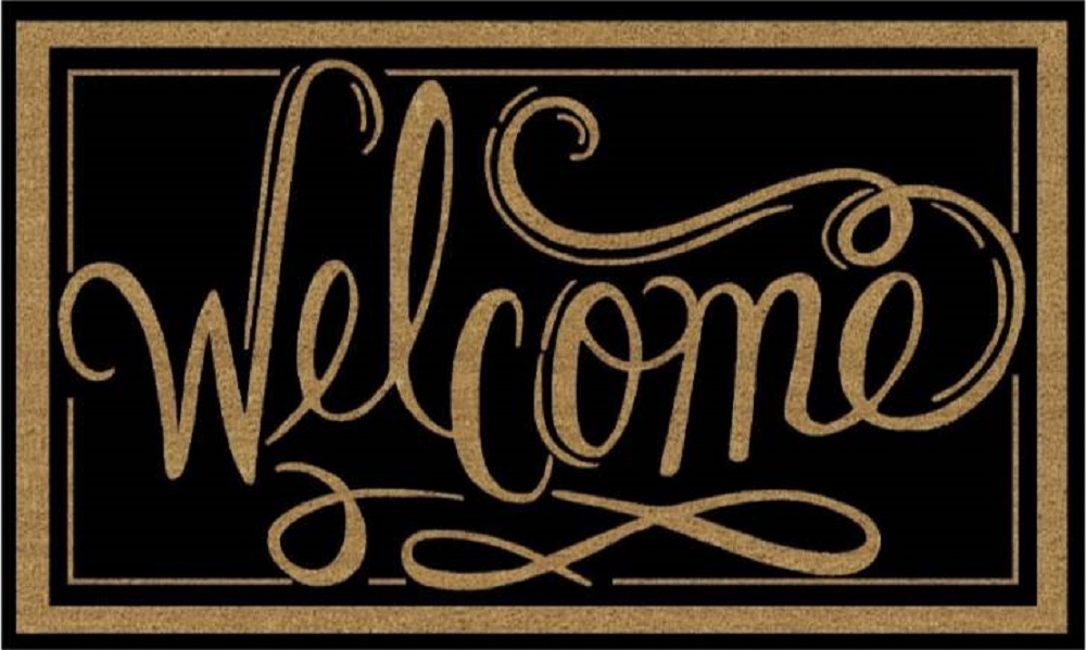 V637-E423624-202508252340-00 Welcome Doormat Door Mat 60cm - Image 1