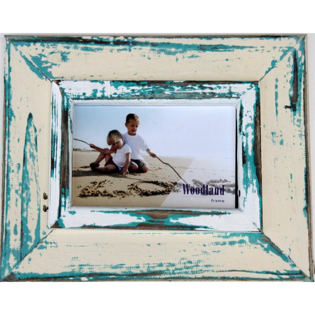 V637-WF-AHF1341HM-202508260735-00 Rustic Single Photo Frame 27cm - Image 1