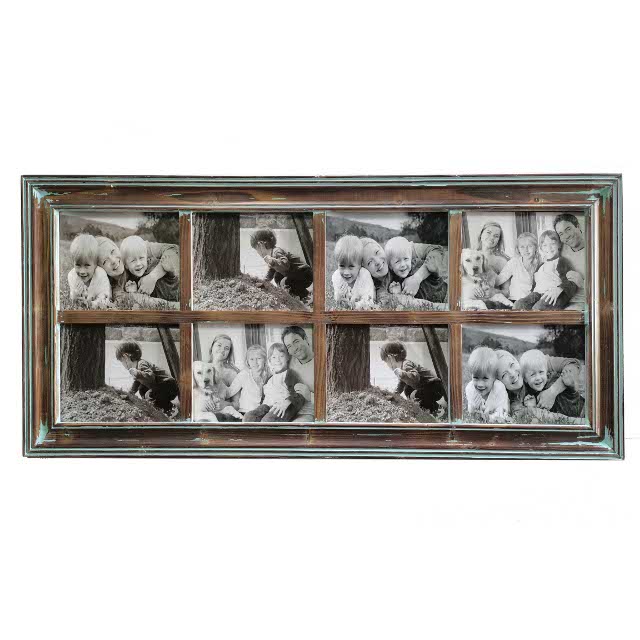 V637-WF-AHF200501-202508260435-00 Rustic 8 Collage Photo Frame 120cm - Image 1