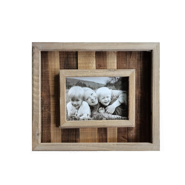 V637-WF-AHF200503-202508260435-00 Antique Single Photo Frame 33cm - Image 1
