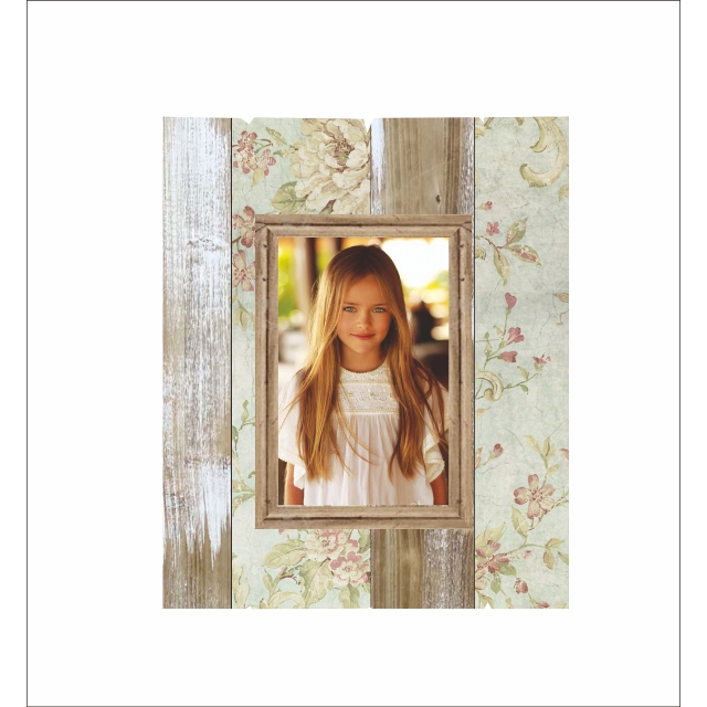 V637-WF-AHF200541-202508260435-00 Antique Single Photo Frame 26cm - Image 1