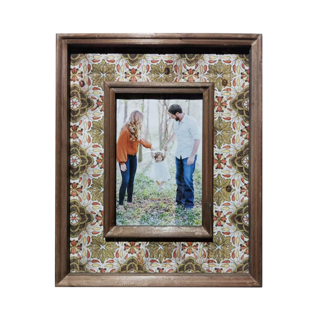 V637-WF-AHF210232-3-202508260506-00 Antique Single Photo Frame 26cm - Image 1