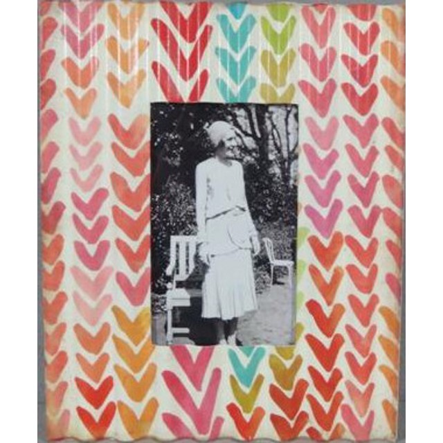 V637-WF-WOO-1073-202508260710-00 Metal Single Photo Frame 24cm - Image 1