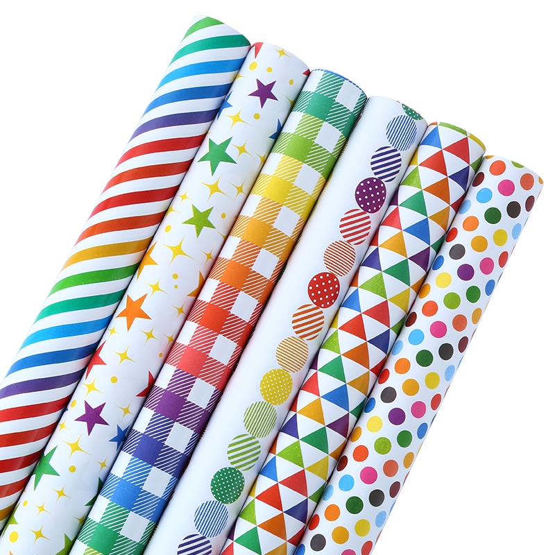 V637-WRP33967-202508260745-00 bulk 50 Colourful & Bright Gift Wrap 70cmx3m 38mm Core - Image 1