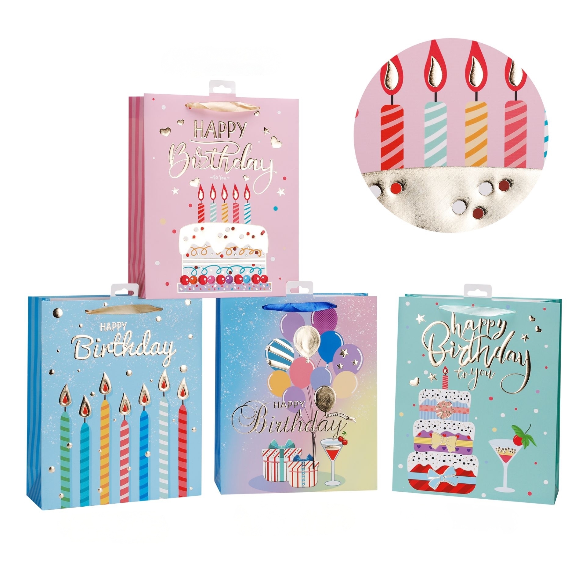 V637-WRP37380-202508260820-00 bulk 24 Medium Birthday Delight Gift Bag Assort 23cm - Image 1