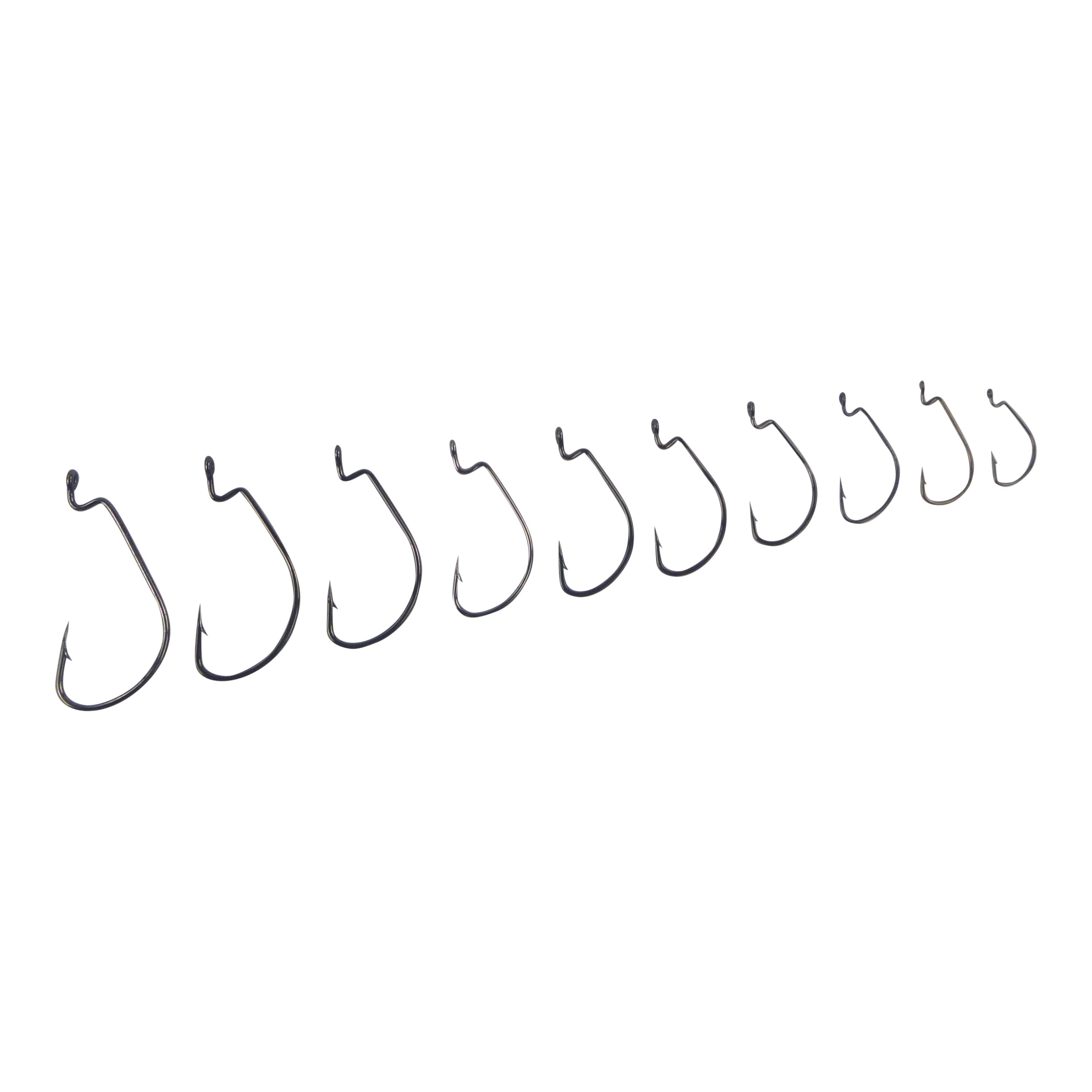 V658-93MC000102005-202507311315-00 Swimerz 0/2 Wide Gape Worm Hook 15 Pack - Image 1