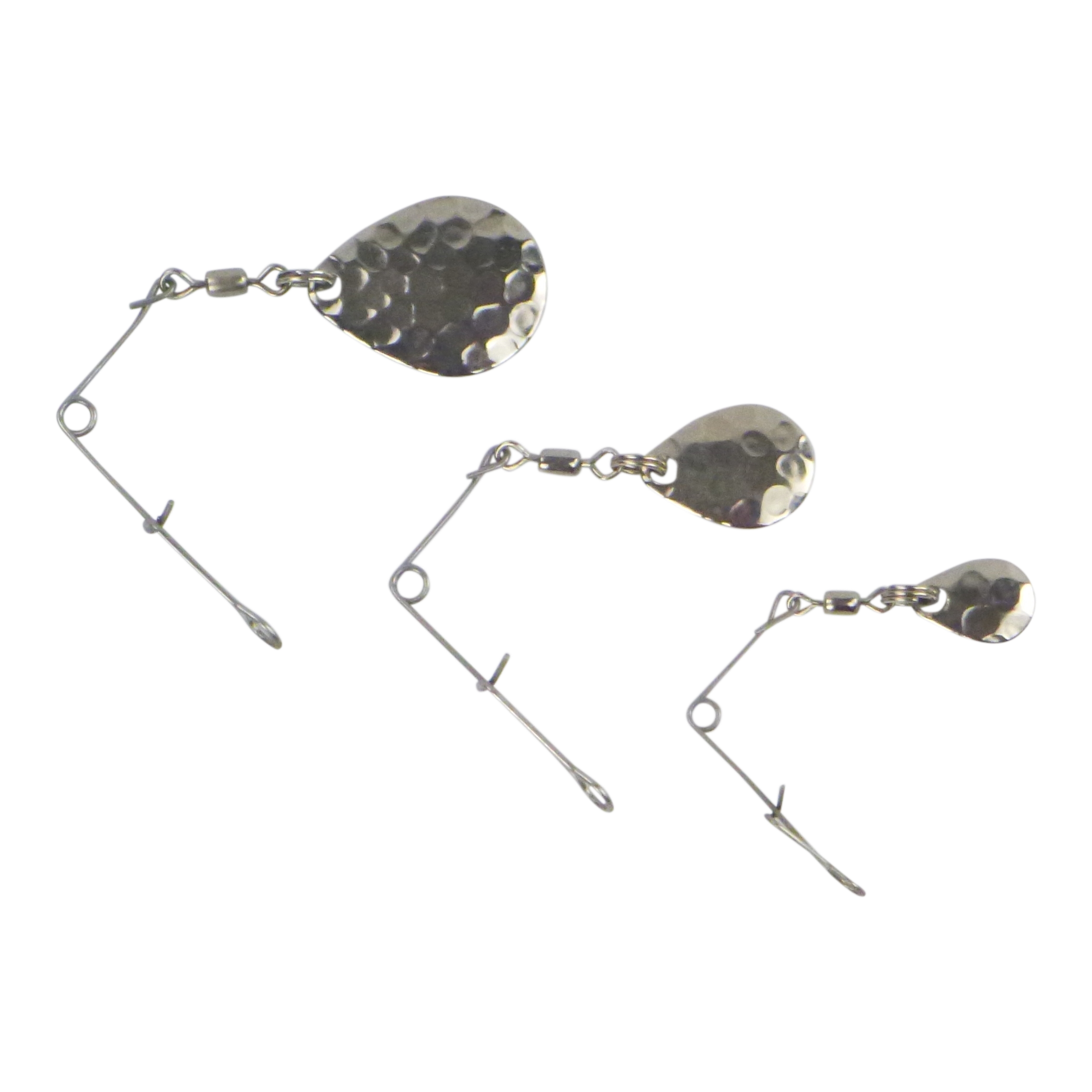 V658-93MC000270150-202507311242-00 Swimerz Jig Spinner, Small, Hammered Nickel, 5 Pack - Image 1