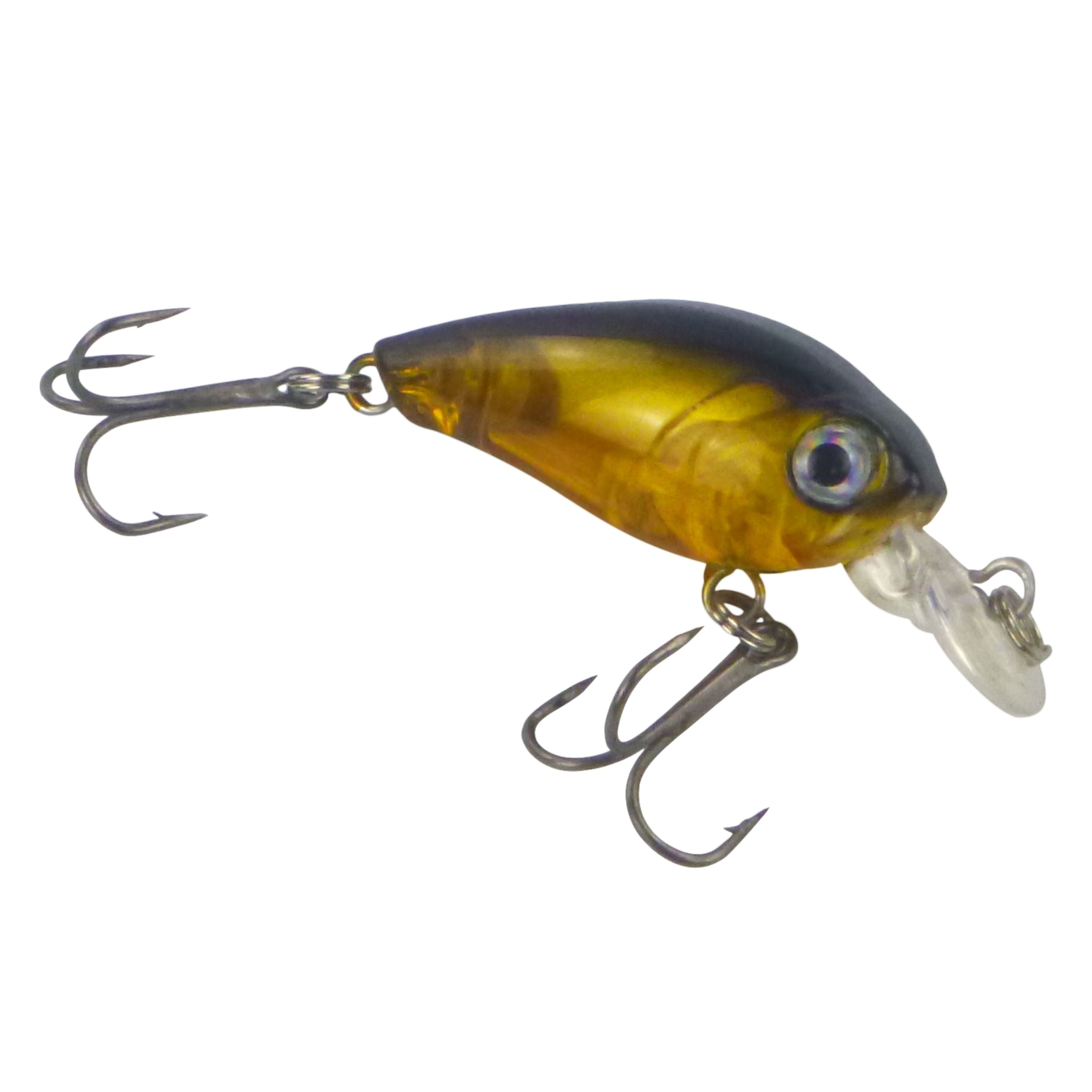 V658-93MC000321112-202507311041-00 Finesse Chisana Crankbait, Opaque Gold, 45mm - Image 1