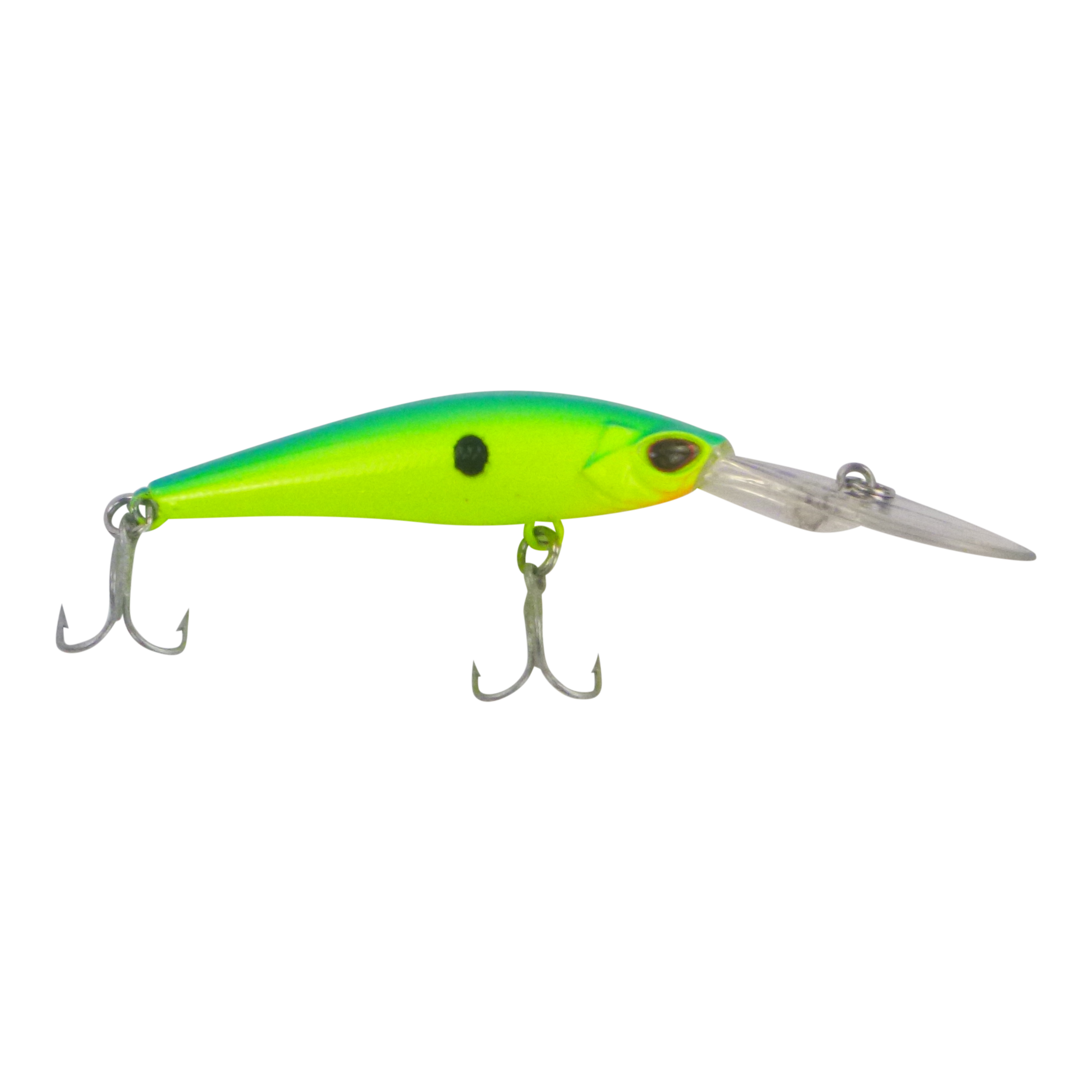 V658-93MC000432302-202507311441-00 Finesse Wobbler Diving Lure, Ballistic Green, 90mm - Image 1