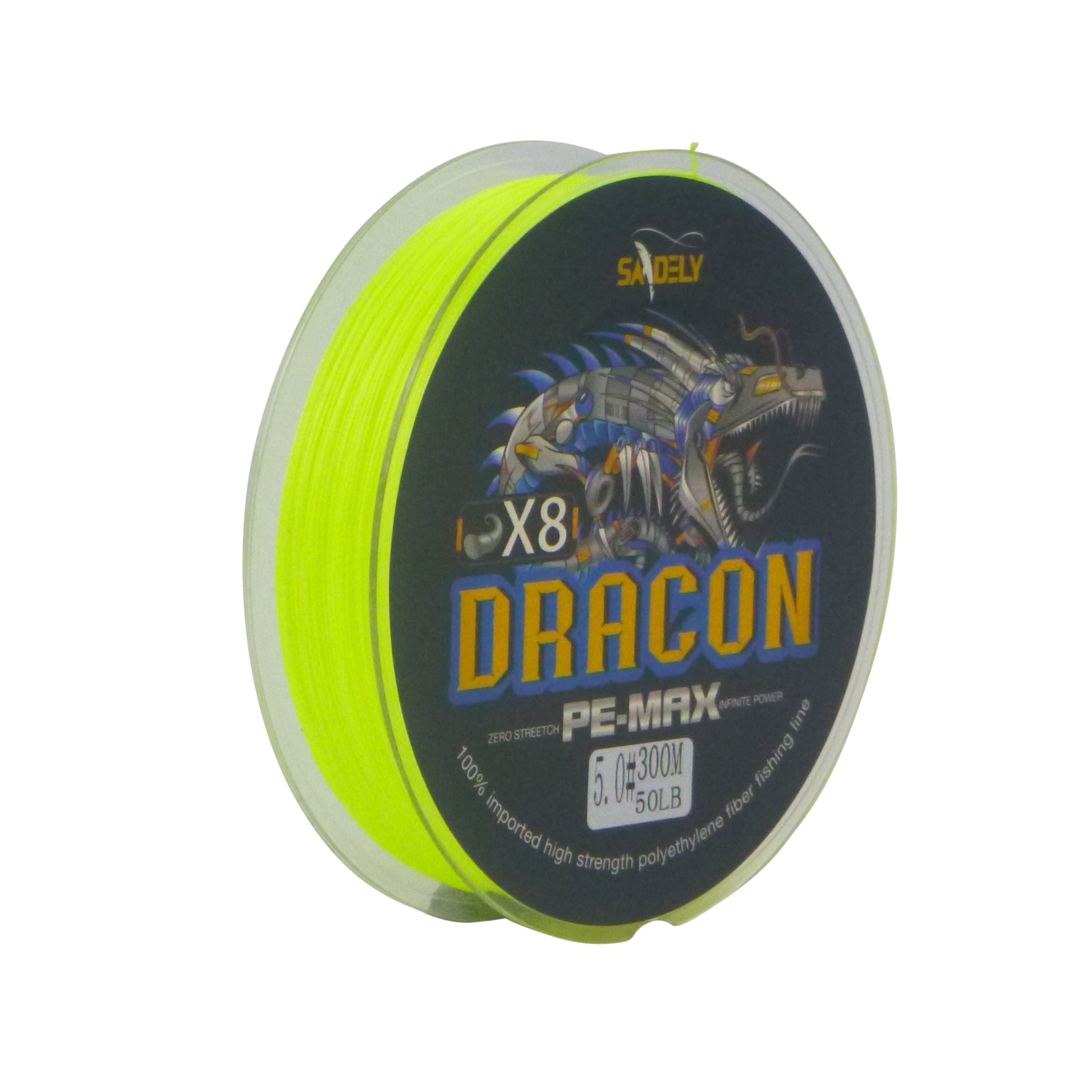 V658-93MC000630104-202507311245-00 Samdely Dracon X8 Braid, Yellow, #1.5, 20lb, 300Mtr - Image 1