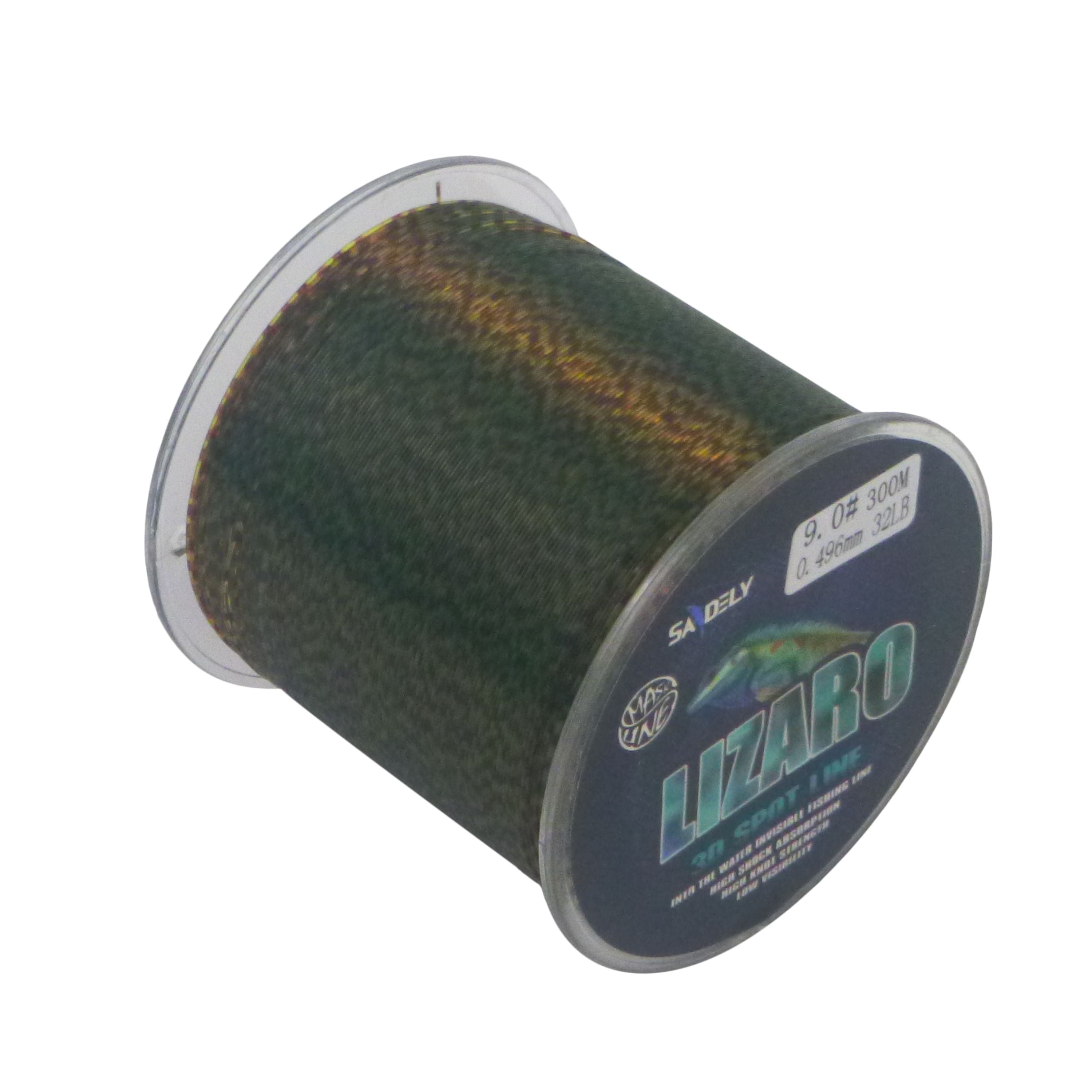V658-93MC000630504-202507311253-00 Samdely Lizaro Mono, Camo Green, #4.0, 15lb, 300Mtr - Image 1