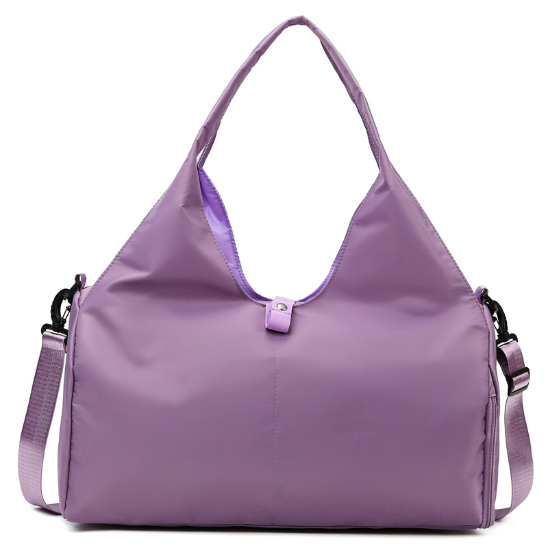 V888-ELOSUNG18349-202507021040-00 Purple Stylish Women's Travel Bag - Large-Capacity Fitness & Yoga Bag with Separate Shoe Compartment - Image 1