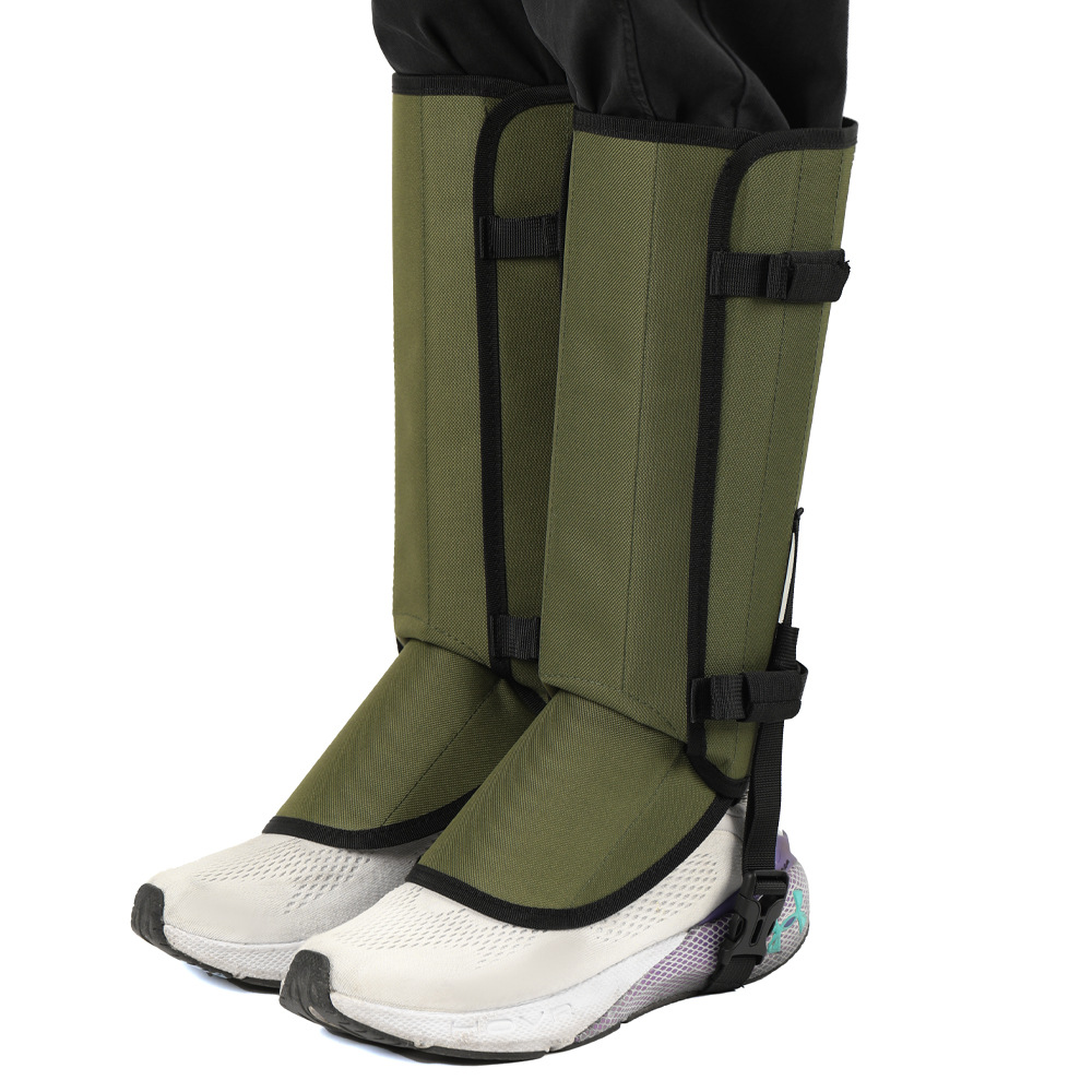 V888-ELOSUNG18360-202507151031-00 Outdoor Anti-Snake Bite Leg Guards - Hiking Camping Knee Protectors, Snow Shoe Covers, Leg Sleeves, Green - Image 1