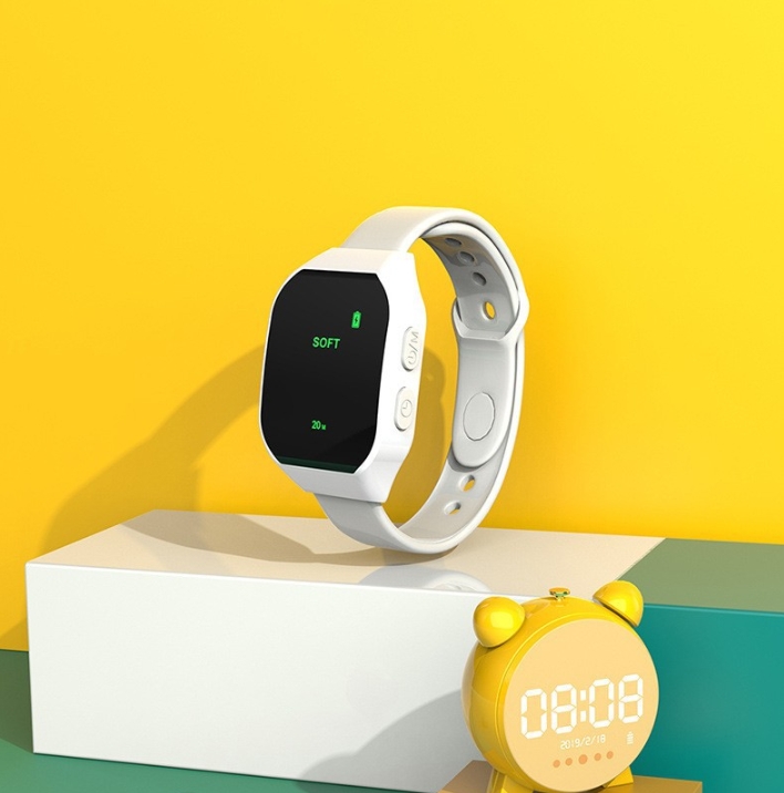 V888-ELOSUNG34462-202507160941-00 White Smart Microcurrent Wristband Sleep Aid - Wearable Sleep Assistance Device - Image 1