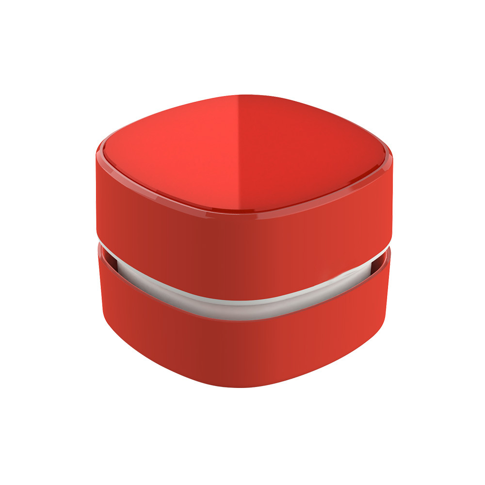 V888-ELOSUNG34524-202507221435-00 Red Rechargeable Cordless Mini Desktop Vacuum - Portable Handheld Cleaner for Desk, Keyboard, Crumb & Dust - Image 1