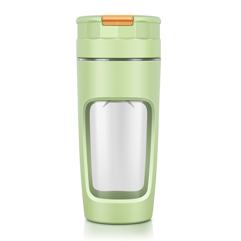 V888-ELOSUNG35568-202507041020-00 Large 600ML Portable Blender - USB-C Rechargeable Smoothie Maker with 4 Stainless Steel Blades(green) - Image 1