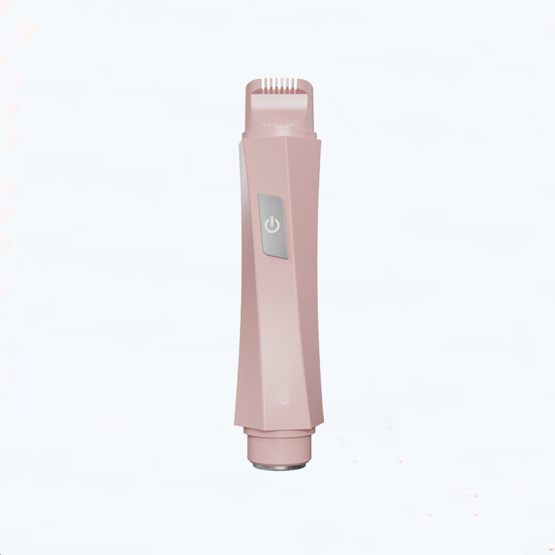 V888-ELOSUNG35631-202507081115-00 2-in-1 Women's Electric Body Shaver & Facial Trimmer - IPX7 Waterproof, Dual Head with Ceramic Blades, USB Rechargeable(Pink) - Image 1