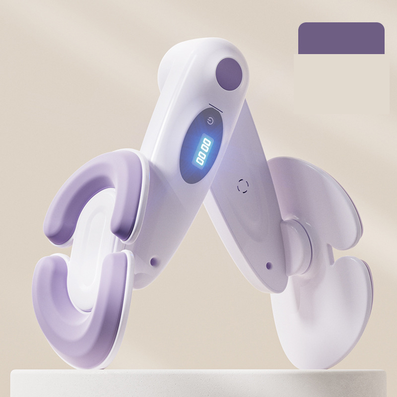 V888-ELOSUNG36051-202507250934-00 Purple Smart Kegel & Thigh Master with Digital Counter - Adjustable Pelvic Floor Trainer for Women's Home Workout - Image 1