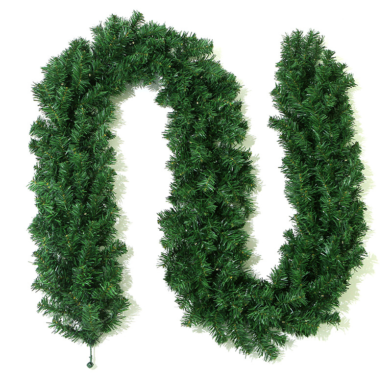 V888-ELOSUNG36208-202508111445-00 Classic Green Lush Artificial Christmas Garland - 2.7m Green Pine Vine with 280 Tips for Holiday Decor - Image 1