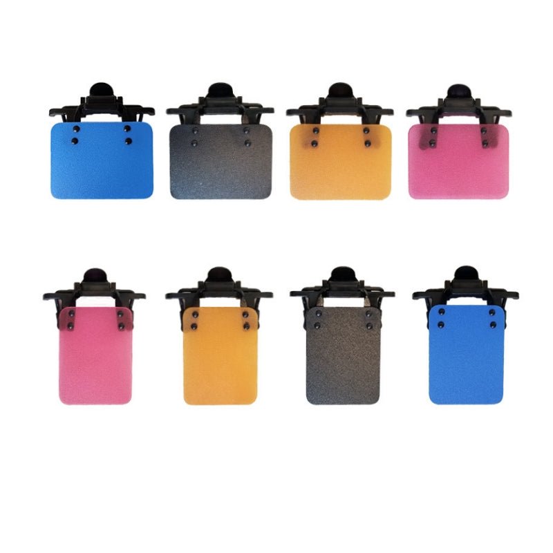 V922-B0241-SHOSHI-BLH-202508251140-00 ISSF Flip-Up Eyeshield Sport Shooting Eye Shield Aim Blocker Targeting Sight Cover Blinding - Blue-Horizontal 4x3cm - Image 1