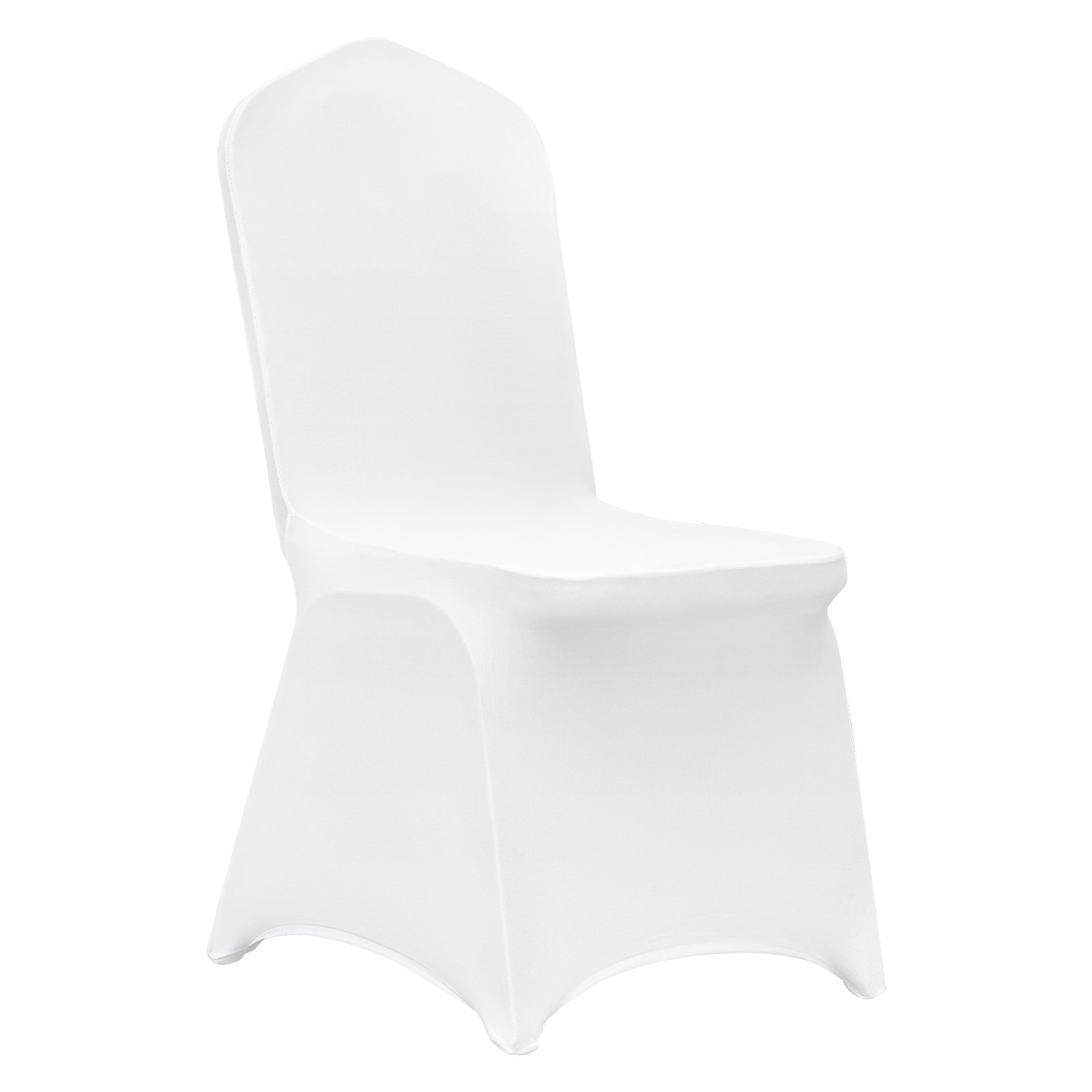 V952-50TQBBSYT00000001V0-202508012036-00 VEVOR Stretch Spandex Folding Chair Covers, Universal Fitted Chair Cover, Removable Washable Protective Slipcovers, for Wedding, Holiday, Banquet, Party, Celebration, Dining (50PCS White) - Image 1