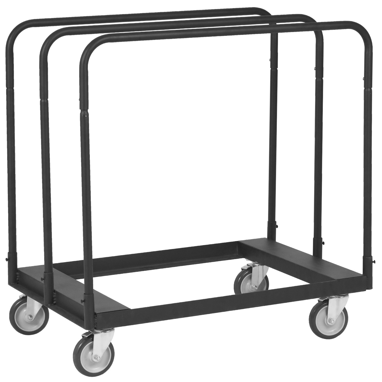 V952-BLTCSGS00000TGDDOV0-202508011245-00 VEVOR Drywall Cart, 1500 LBS Panel Dolly Cart with 36.02" x 24.02" Deck and 5" Swivel Wheels, Heavy-Duty Drywall Sheet Cart, Handling Wall Panel, Sheetrock, Lumber, for Garage, Home, Warehouse - Image 1