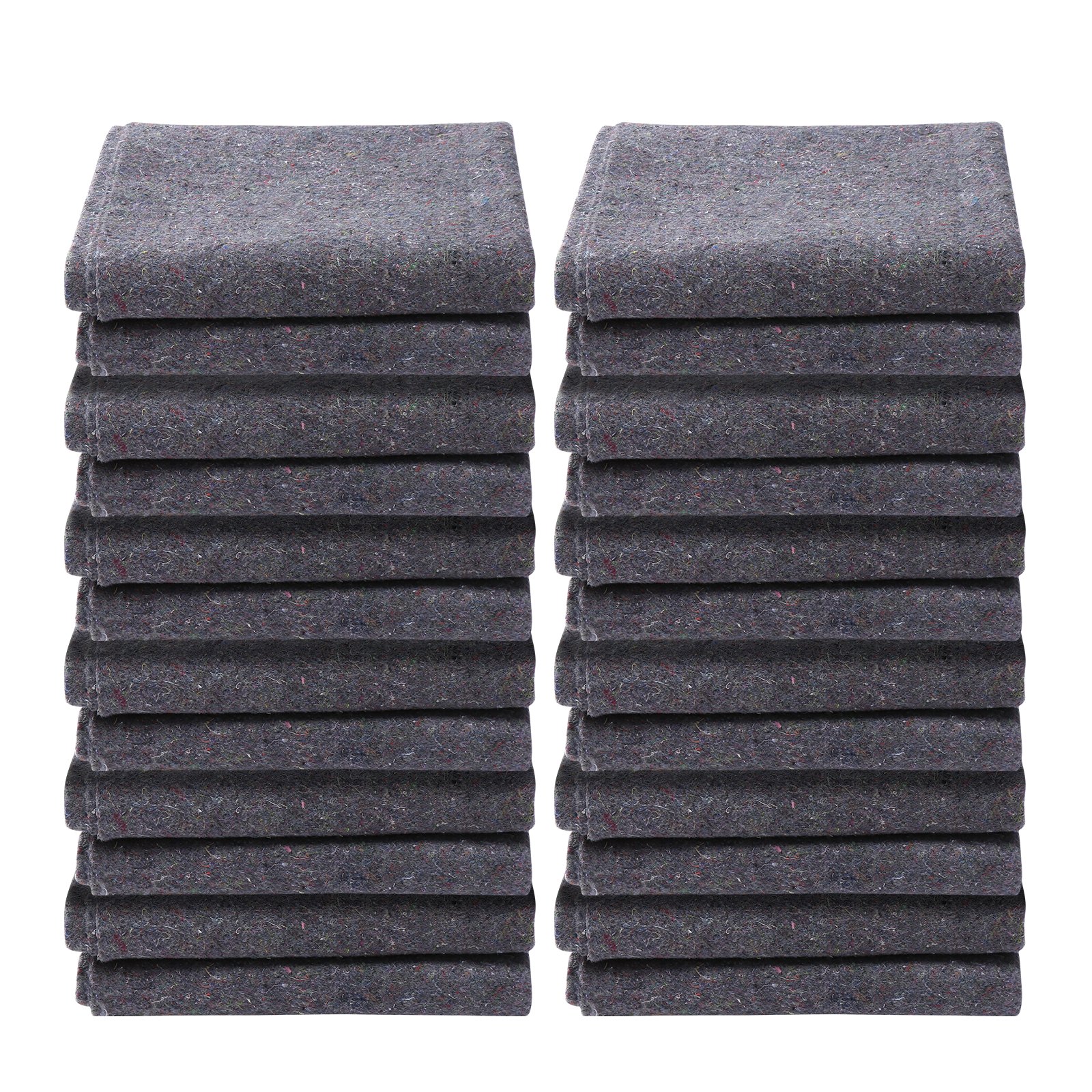 V952-DCBYT72X54INR64KOV0-202508011833-00 VEVOR Moving Blankets, 1829 x 1372 mm, 12 kg/dz Weight, 12 Pack, Professional Recycled Cotton Packing Blanket, Large Heavy Duty Shipping Mover Pads Perfect for Protecting Furniture, Floors, Appliances - Image 1