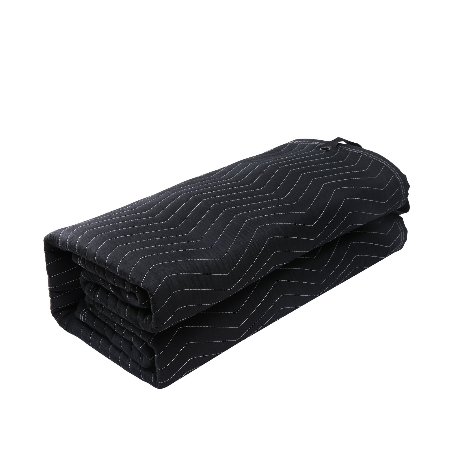 V952-DCBYT96X80INMZ6ETV0-202508012138-00 VEVOR Sound Dampening Blanket, 2438 x 2032 mm Extra Large Studio Grommeted Soundproof Blanket with Grommets, Light Blocker for Door Acoustic Noise Blocking Blanket Studio Sound Absorption Sheet, Black - Image 1