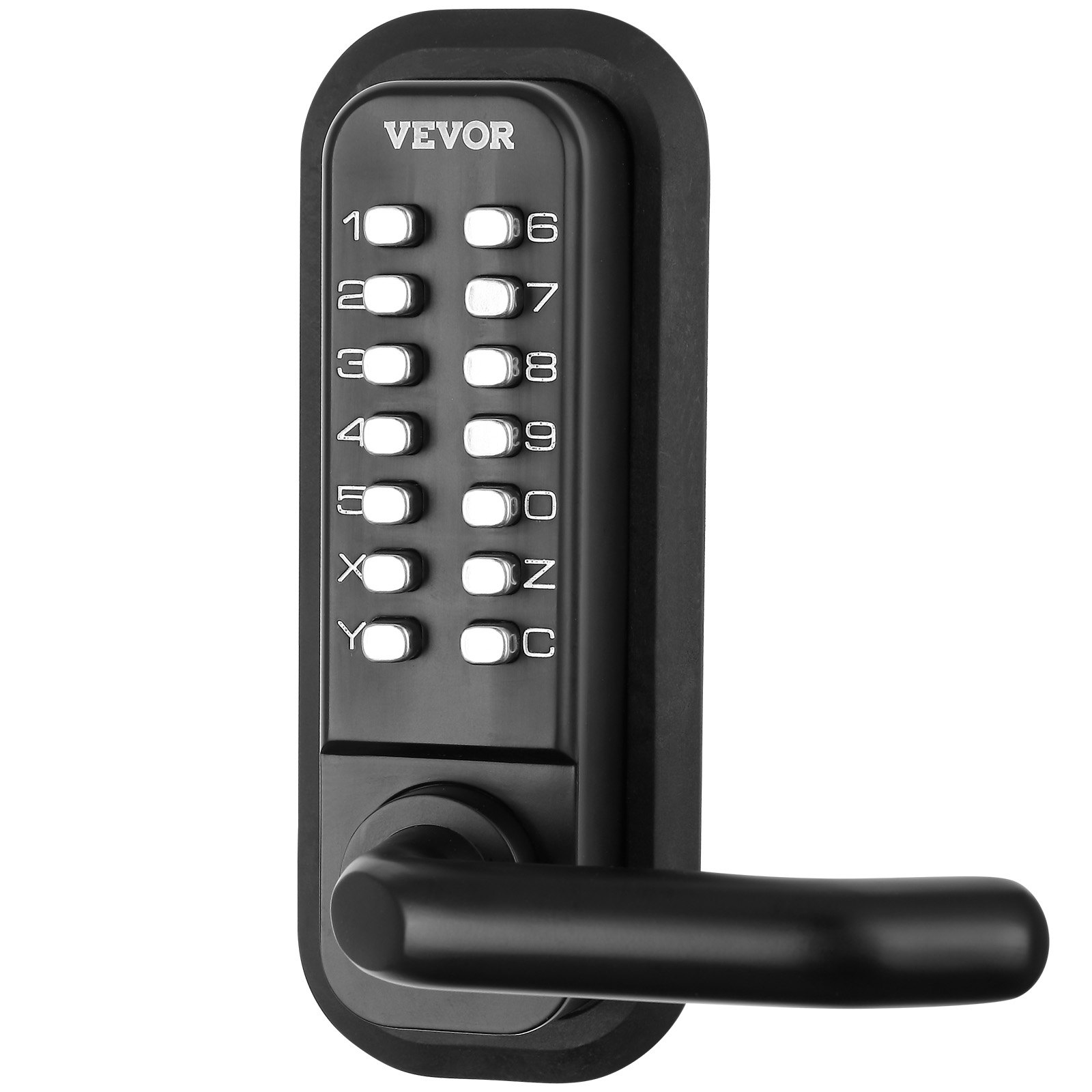 V952-JXMMSQRSSZMMDZSMAV0-202508012346-00 VEVOR Mechanical Keyless Entry Door Lock 14 Digit Keypad and Handle Embedded - Image 1