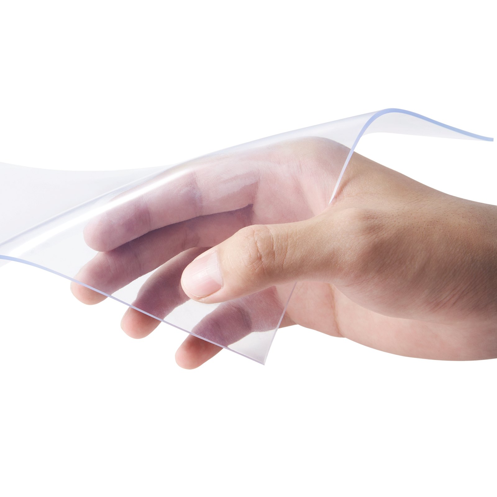 V952-JZMLJZGHMWJCMPNQ4V0-202507141432-00 VEVOR Strip Curtain, 3048 cm L x 30.5 cm W x 3 mm Thickness, Clear PVC Smooth Curtain Strip Door Bulk Roll, Plastic Door Strips for Doorway of Supermarket, Garage, Warehouse, Barn, Pet Animal House - Image 1