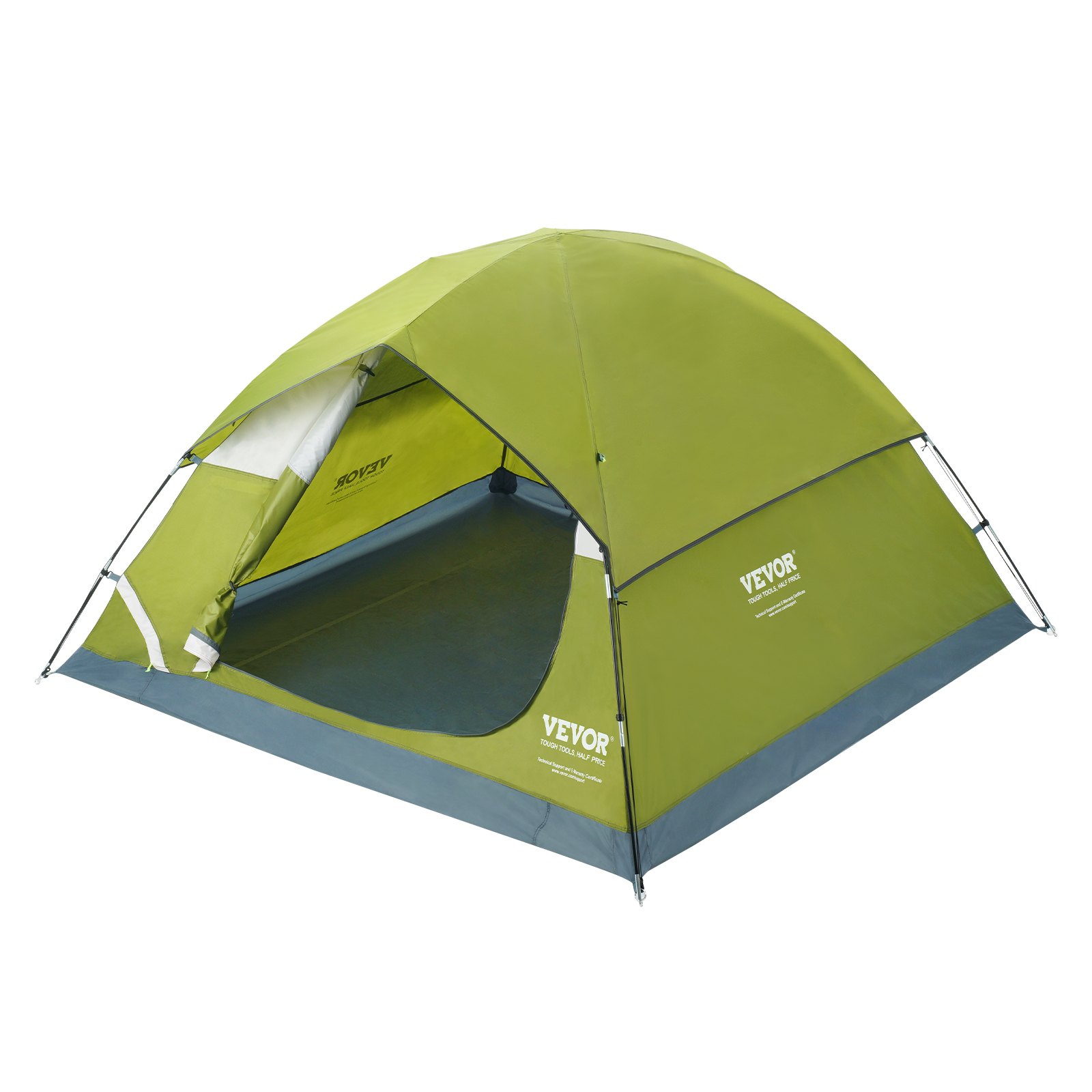 V952-LYZPBLXWDLNJBUREMV0-202507141155-00 VEVOR Camping Tent, 7 x 7 x 4 ft Fit for 6 Person, Waterproof Lightweight Backpacking Tent, Easy Setup, with Door and Window, for Outdoor Family Camping, Hiking, Hunting, Mountaineering Travel - Image 1