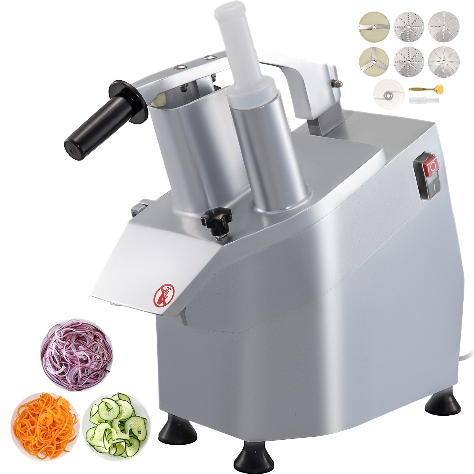 V952-QCJJKC-30050HZ001V3-202508011156-00 Vevor Vegetable Cutter Commercial Food Processor 6 Cutting Disks Vegetable Processor - Image 1