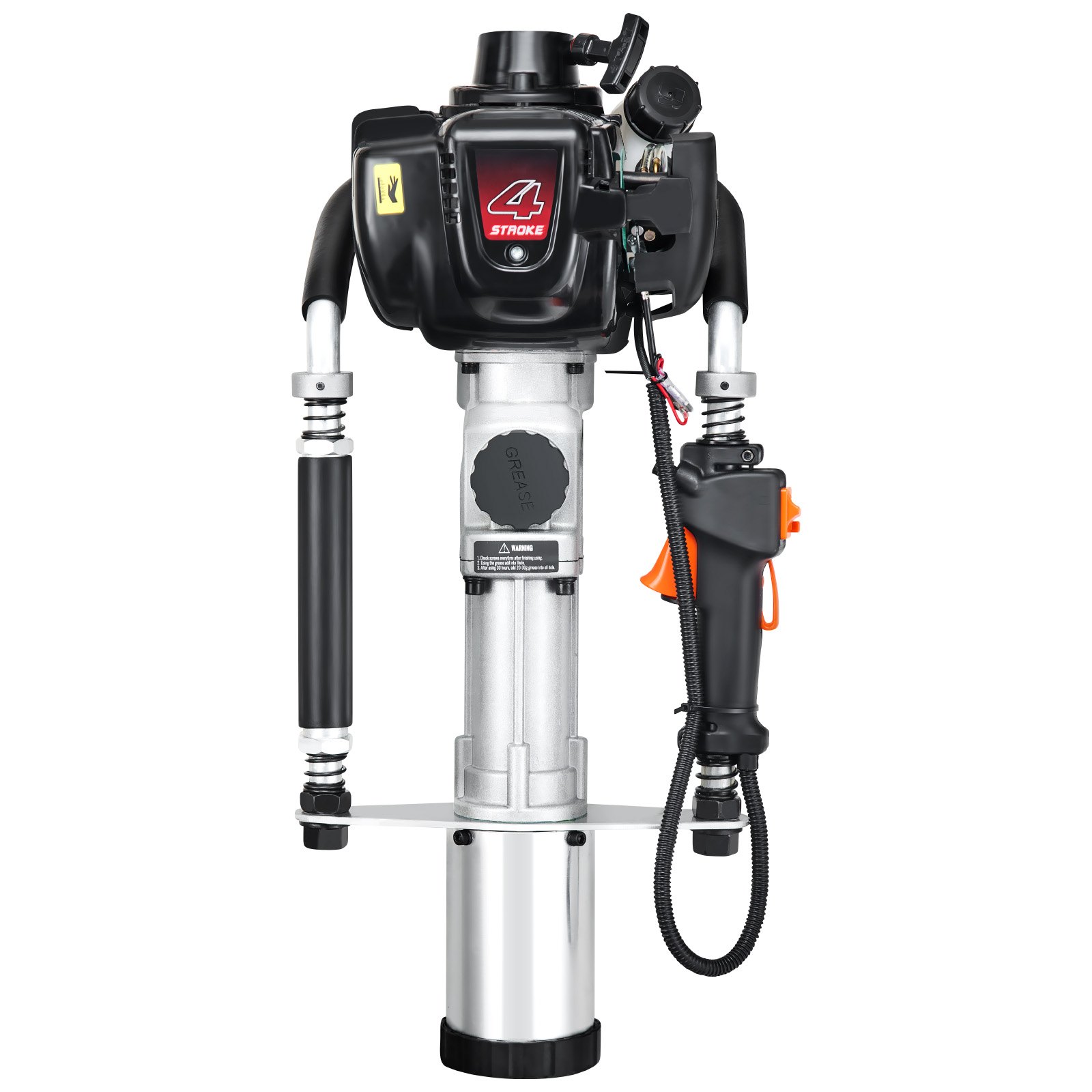 V952-SCSQYDZJJH65RYD5ZV0-202507141705-00 VEVOR 37.77cc Gas-Powered T Post Driver 4-Stroke Fence Piling Pounder w/ 3 Head - Image 1