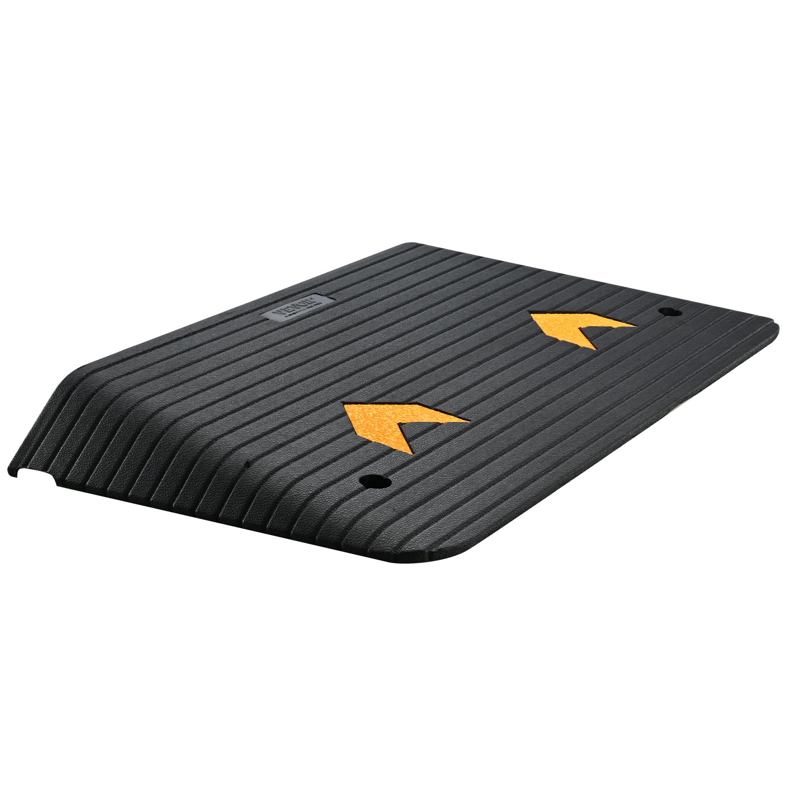V952-XBLYPDGB1355X9T5NV0-202508011540-00 VEVOR Upgraded Rubber Threshold Ramp, 8.9 cm Rise Door Ramp with 1 Channel, Natural Rubber Car Ramp with Non-Slip Textured Surface, 15 tons Load Capacity Curb Ramp for Wheelchair and Scooter - Image 1