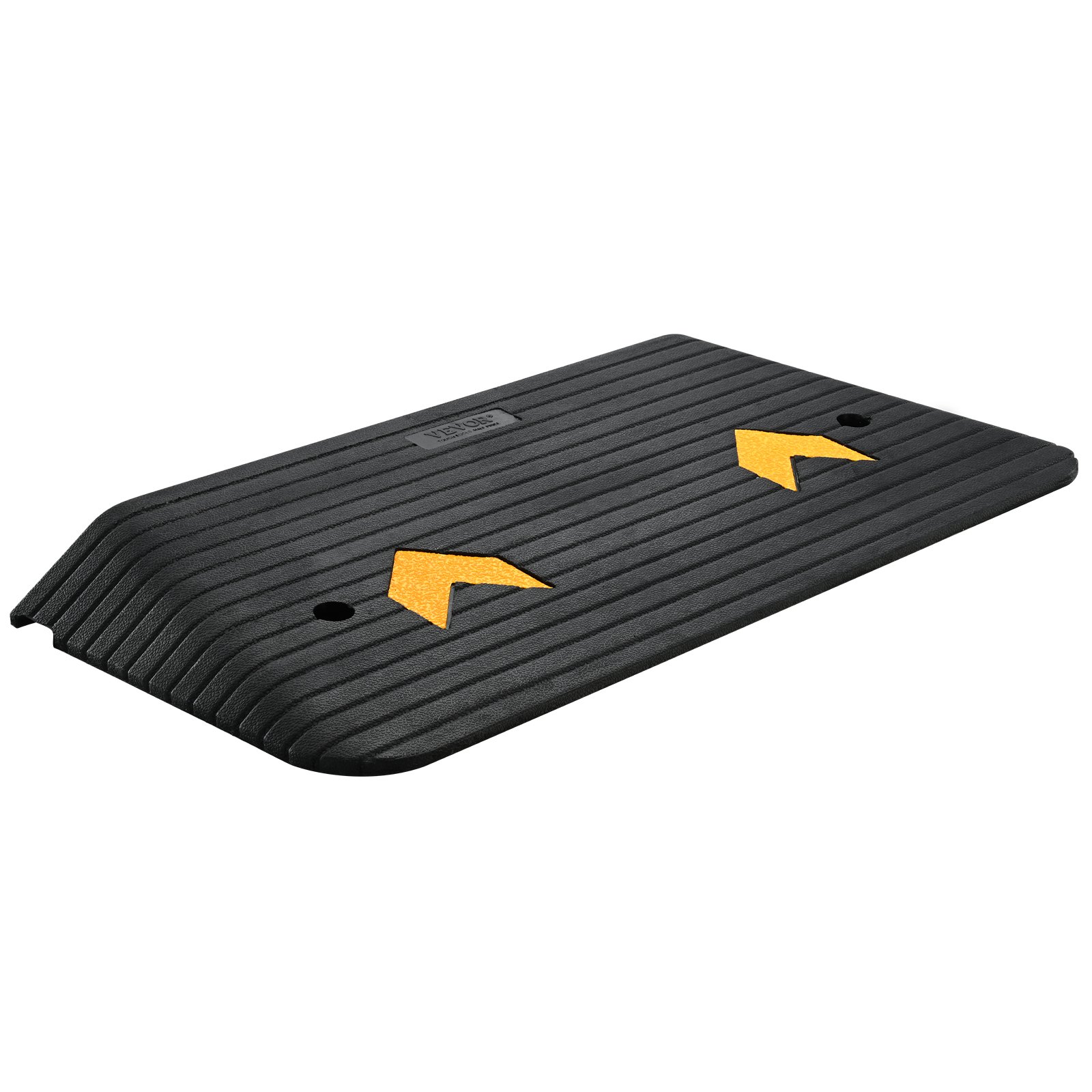 V952-XBLYPDGB1355XZ76IV0-202507141748-00 VEVOR Upgraded Rubber Threshold Ramp, 7.6 cm Rise Door Ramp with 1 Channel, Natural Rubber Car Ramp with Non-Slip Textured Surface, 150 tons Load Capacity Curb Ramp for Wheelchair and Scooter - Image 1