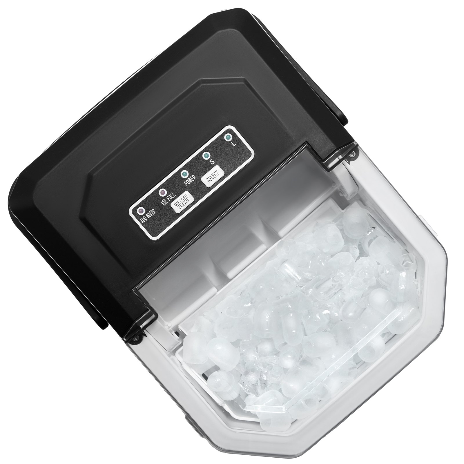 V952-ZDBTMSZBJMIN27PNEV3-202507141553-00 VEVOR Portable Countertop Ice Maker 26Lbs/24H Self-Cleaning with Scoop Basket - Image 1