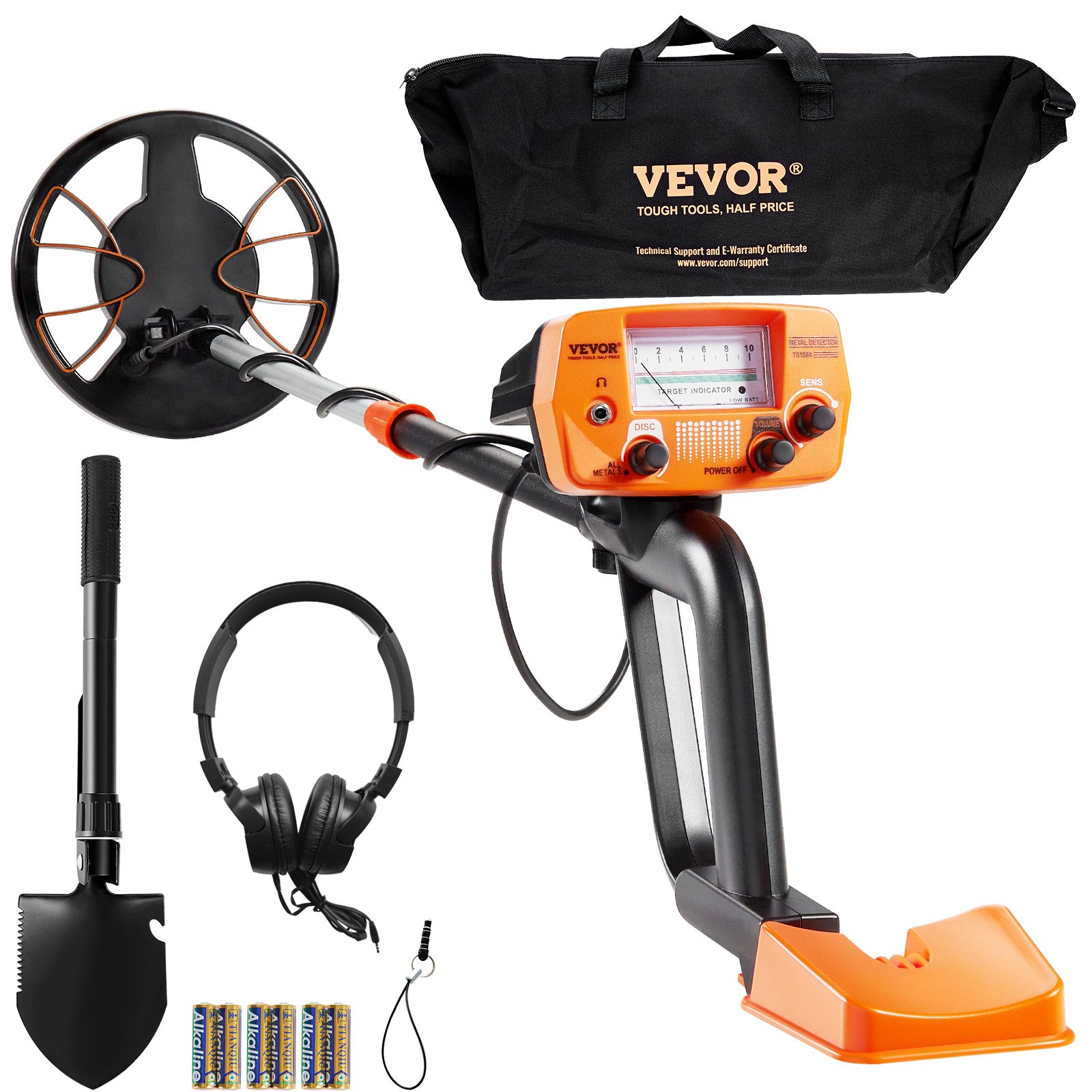 V952-ZZSJSTCQY82109C07V0-202508012353-00 VEVOR Metal Detector for Adults & Kids, 8", Professional Adjustable Higher Accuracy Gold Detector, IP68 Waterproof Coil with LCD Display Advanced DSP Chip, for Detecting Gold Coin Treasure Hunting - Image 1