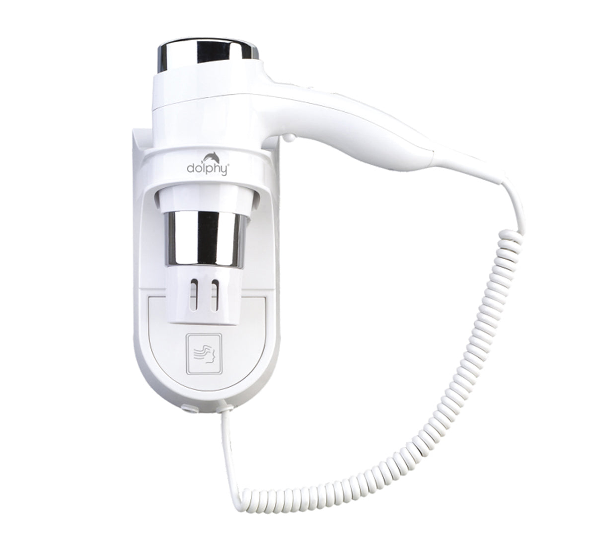 V959-DPHD0022-202507030920-00 Wall-Mount Hair Dryer 1600-1875W - White - Image 1